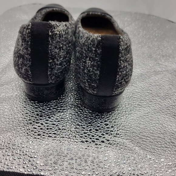 Clarks Artisan Womens Keesha Rosa Pumps Black Leather Textile Size 5.5 Comfort - Picture 12 of 12